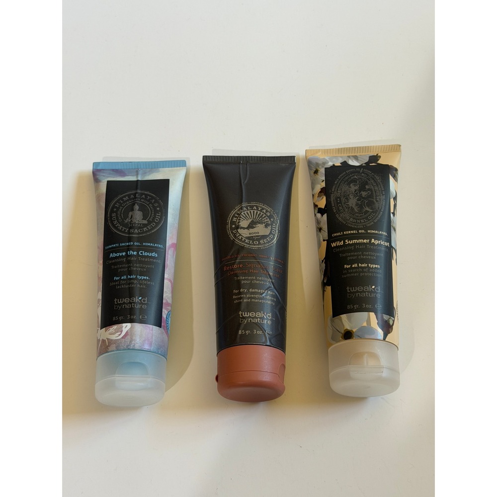 3 Tweak'd by Nature Cleansing Hair Treatment 3oz Above Clouds Restore Apricot